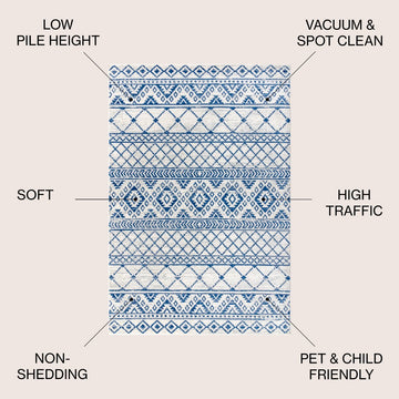 Marsha moroccan Hype Boho Vintage Tribal Area Rug